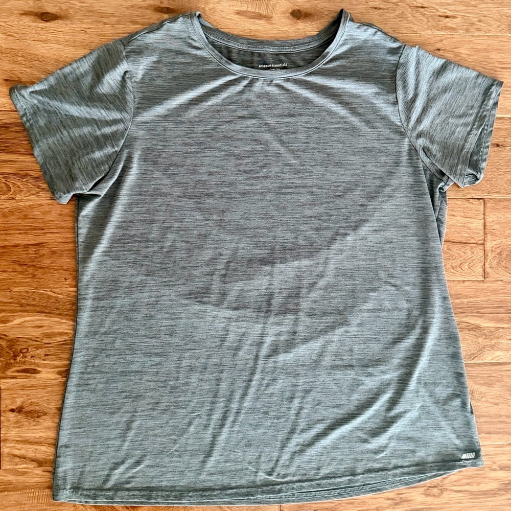 Amazon Essentials Heathered Gray Tee